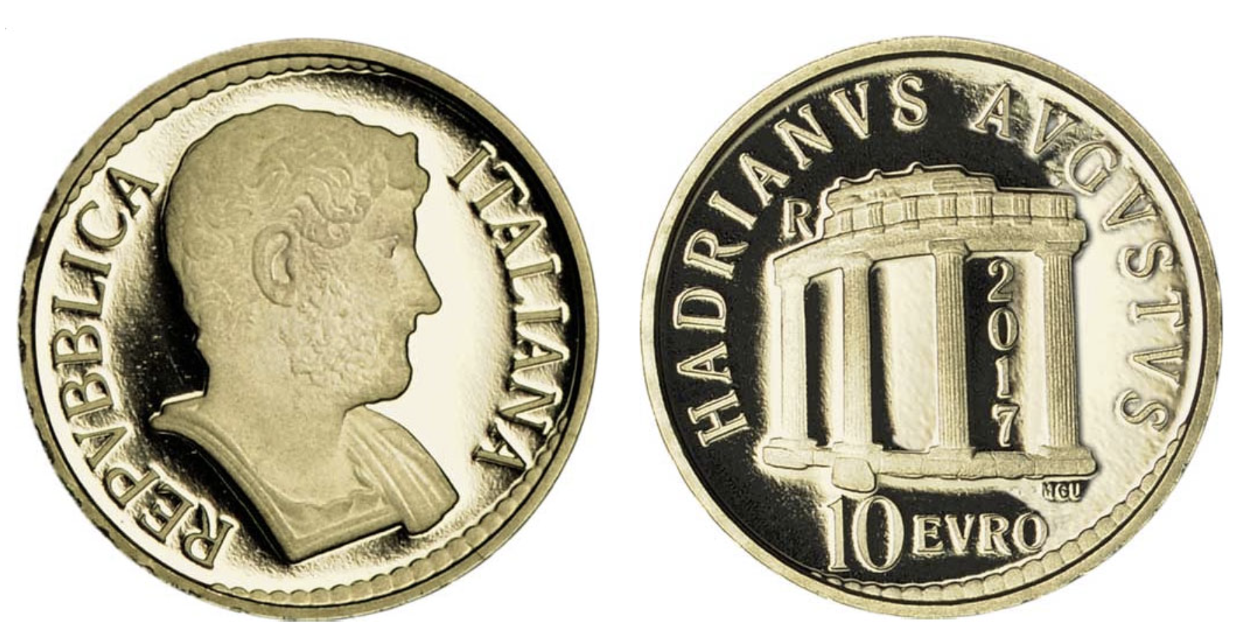 2017 10 Euro Imperatori romani Adriano FS
